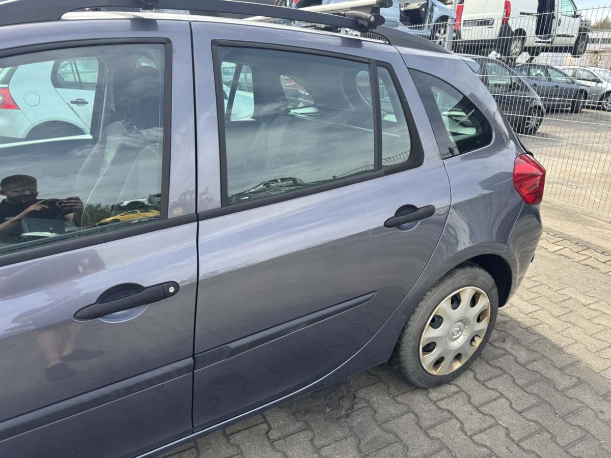 Renault Clio 3 Grandtour original T&uuml;r hinten links TEJ47 Bleu gris Kombi Rohbau Bj.2009